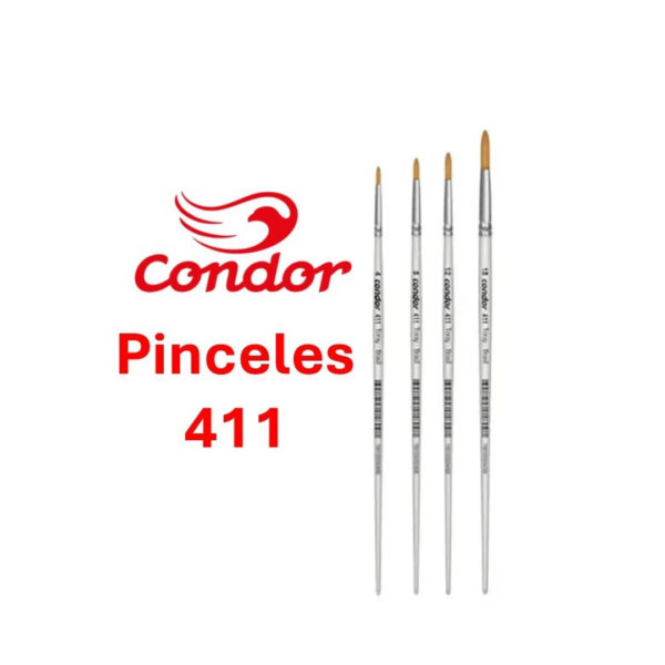 Kit Condor Pinceles 411 (4,8,12 y 18)