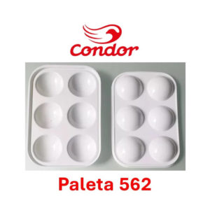 Paleta Condor rectangular X 6 Cavidades Ref. 562