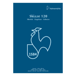 Block Papel Aleman Bocetos Skizze A5 120 gr X 50 hojas
