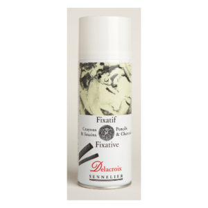 Spray Fijador Carbon Delacroix Sennelier X 400 ml
