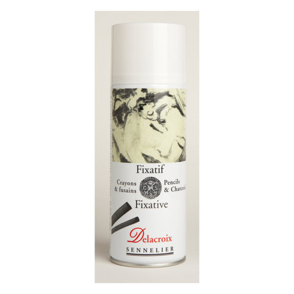 Spray Fijador Carbon Delacroix Sennelier X 400 ml