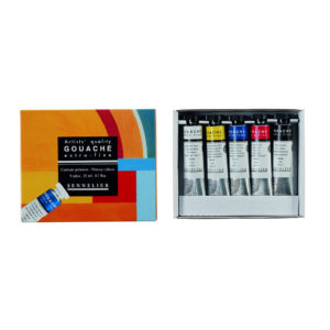 Set De Gouache Sennelier 21 ml X 5 Tubos