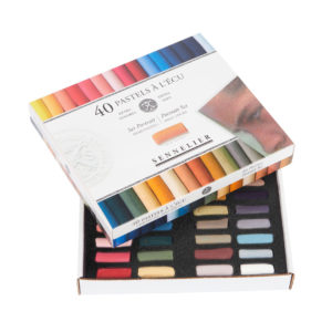 Caja Pastel Sennelier Suave X 40 Medias Tizas