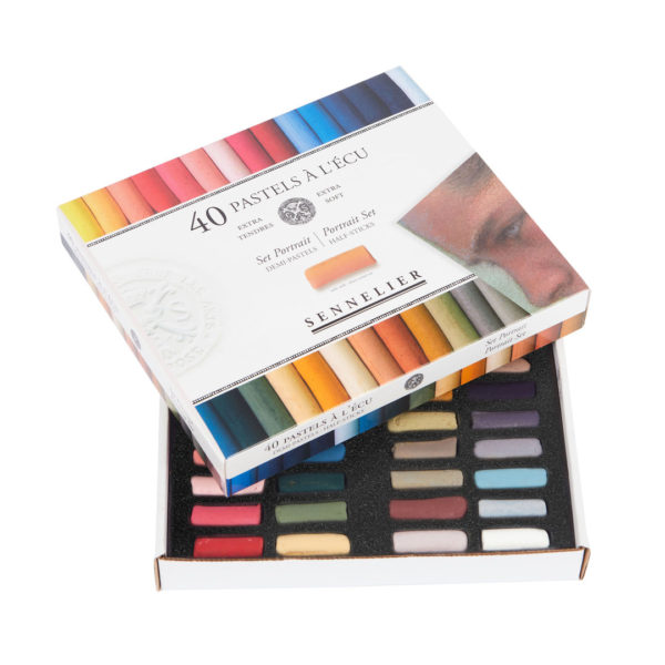 Caja Pastel Sennelier Suave X 40 Medias Tizas