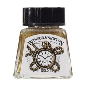 Tinta Winsor Dorada frasco X 23 ml