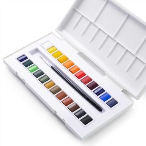 Caja Acuarela Sennelier X 24 pastillas Academica Plastica