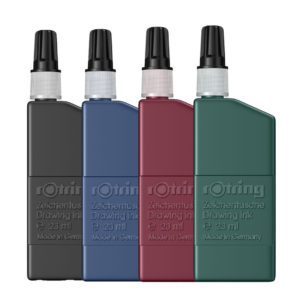 Tinta Rotring De Colores Frasco X 23 ml