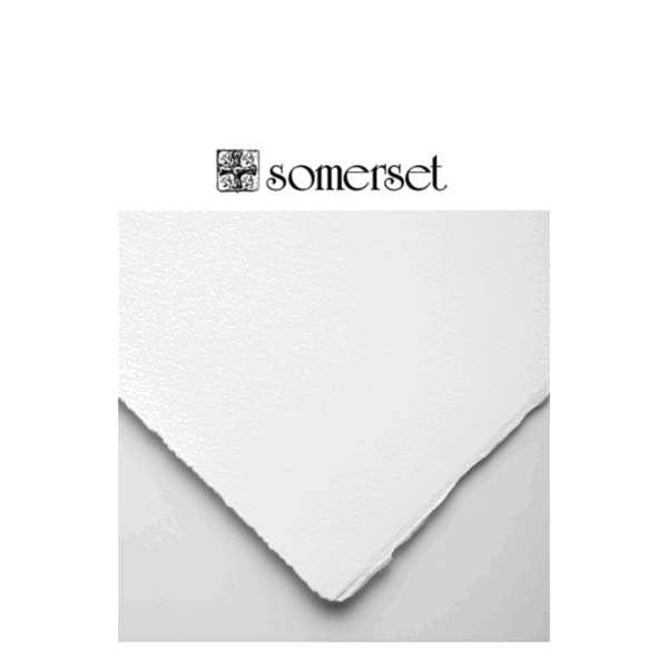 Hoja Papel Somerset 56 X 76 cm 250 gr Prensa Frio y Calor